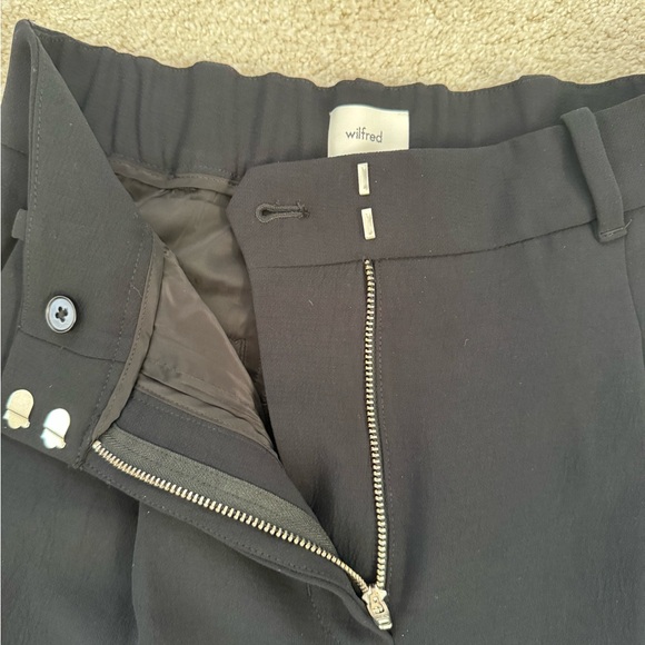 Aritzia Wilfred Classic Black Cuffed Trousers - Picture 4 of 5